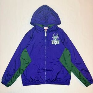 Milwaukee Buck Hardwood Classic Windbreaker